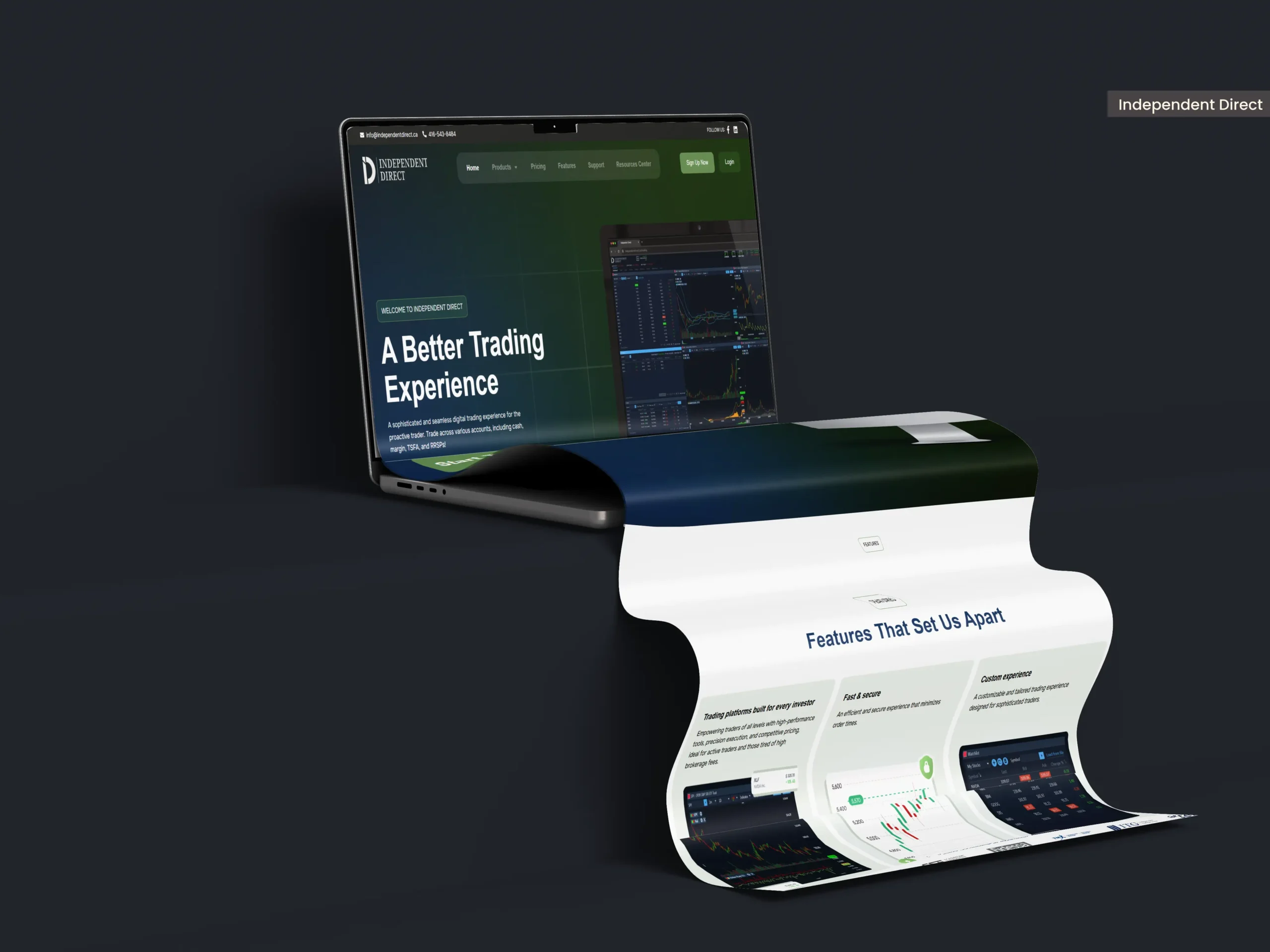 independent direct mockup