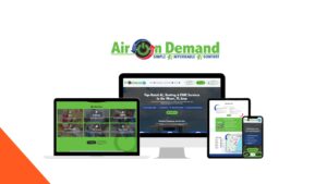 Responsive Air On Demand HVAC website designed by Digiax Studio