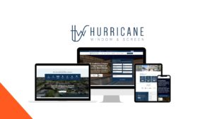 Responsive Hurricane Window and Screen website designed by Digiax Studio