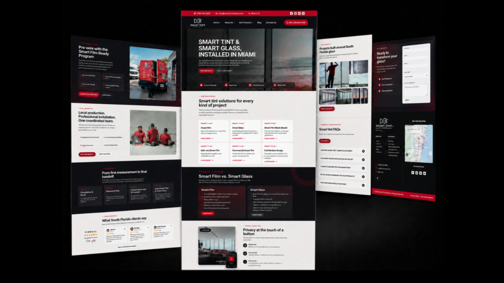 Smart Tint Solutions Miami digital marketing case study