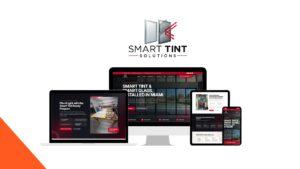 Responsive Smart Tint Solutions website designed by Digiax Studio