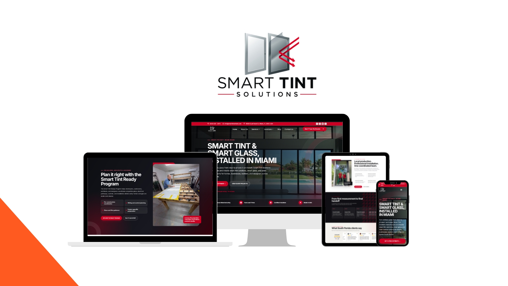Smart Tint Solutions website
