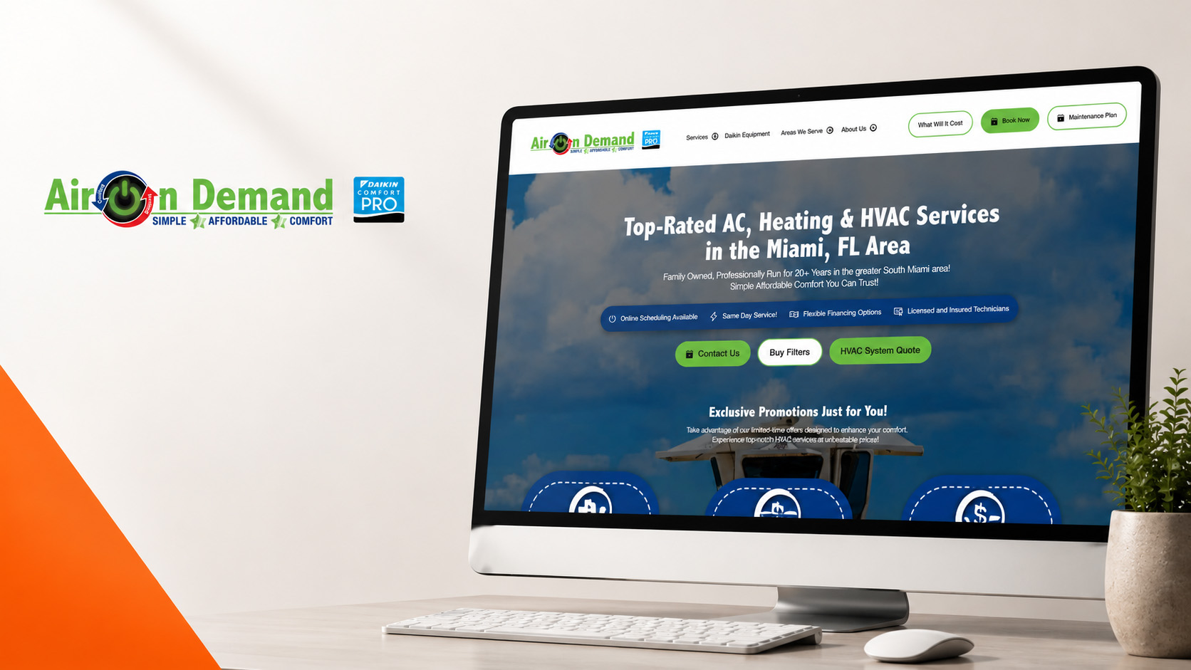 Air On Demand local SEO and Google Ads case study