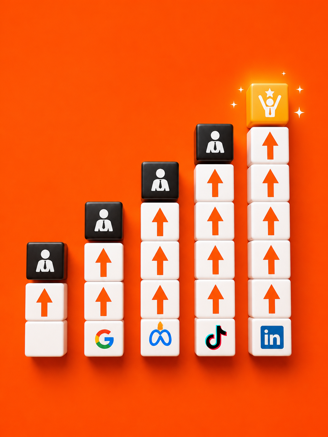 Performance marketing service artwork for Digiax Studio