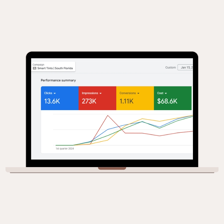 Smart Tint landing page