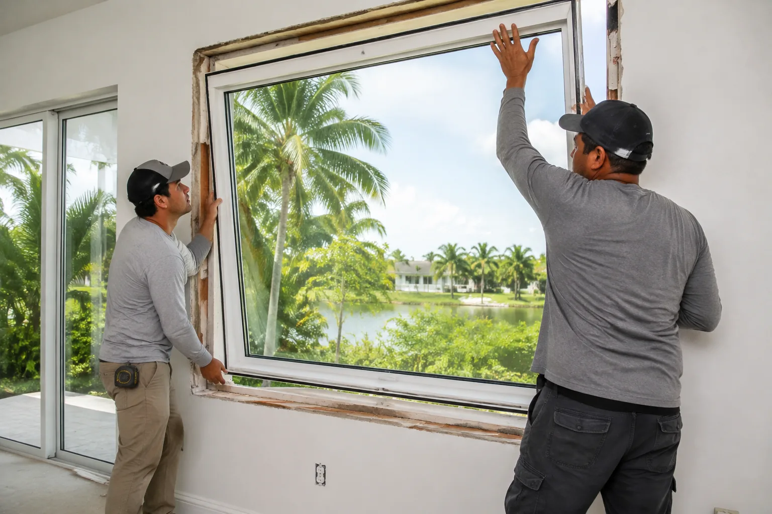 Representative residential window installation project